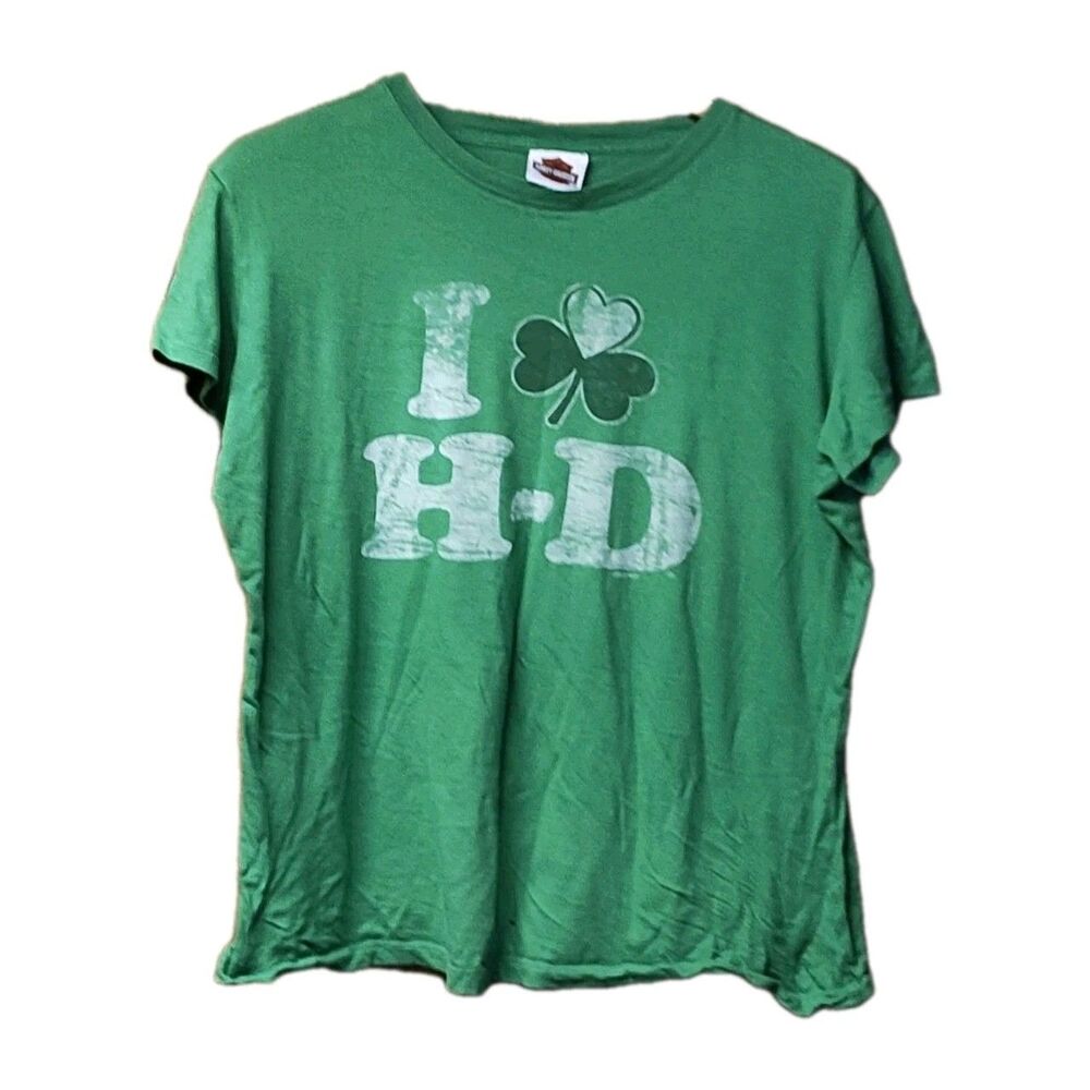 Harley Davidson Women's T-shirt Size XXL St. Patrick's Day Rochester New York